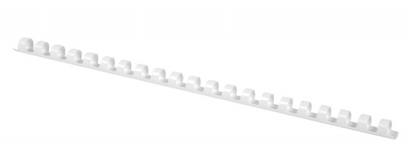 Пружина пластикова біла d-12мм OFFICE PRODUCTS 20241215-14, 100 шт/уп